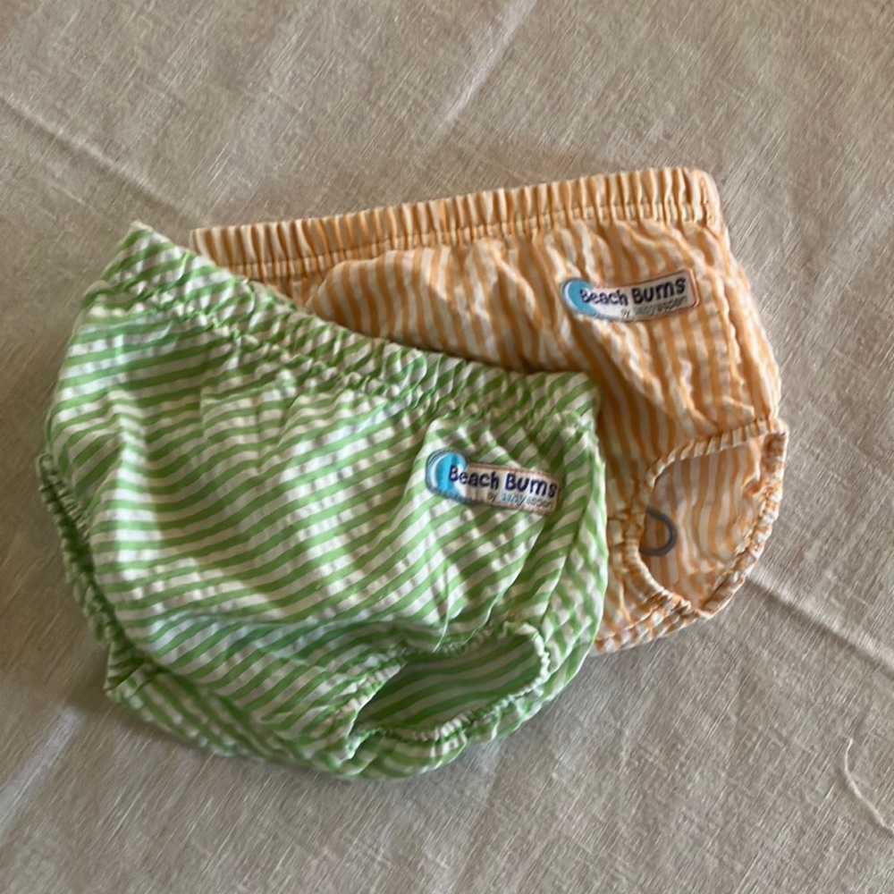 2 beach diaper cover